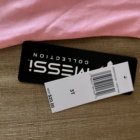 Leonel Messi T-Shirt Pink & Black Unisex Toddlers 3T NWT - Picture 3 of 5